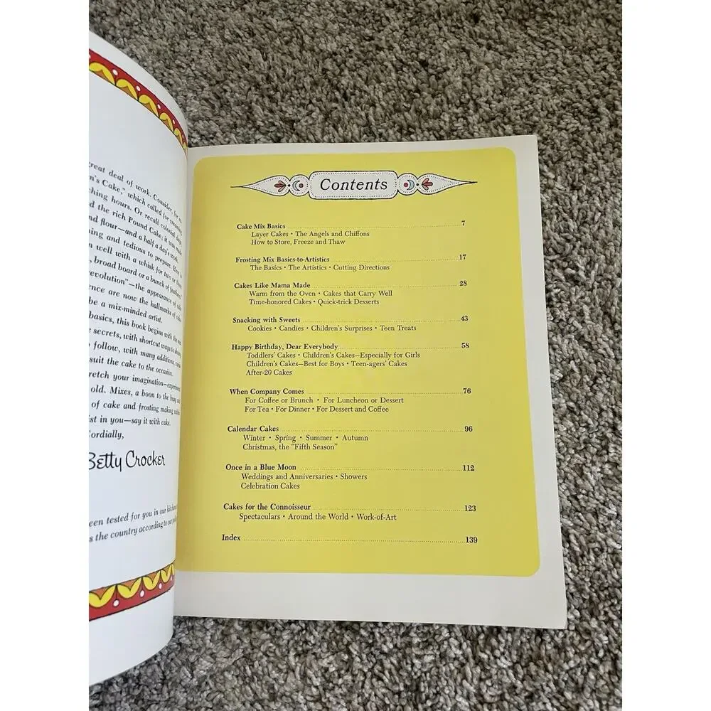 1966 Betty Crocker’s Cake and Frosting Mix Cookbook 1st Edition 2nd Printing